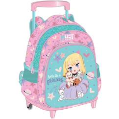 -Sac à dos à roulettes cmp 31 cm mimi team princess cat