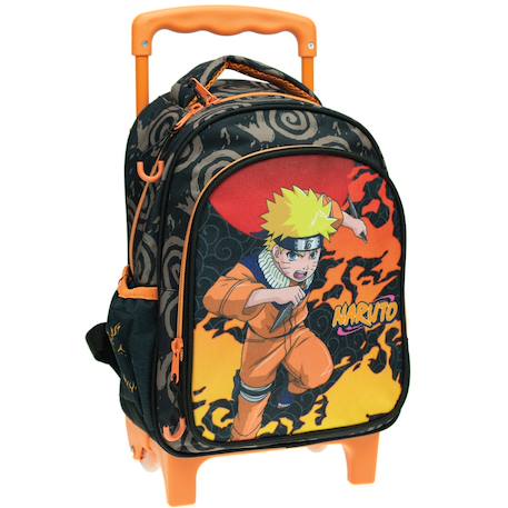 Garçon-Accessoires-Cartable, trousse-Sac à dos à roulettes imprimé naruto shippuden naruto