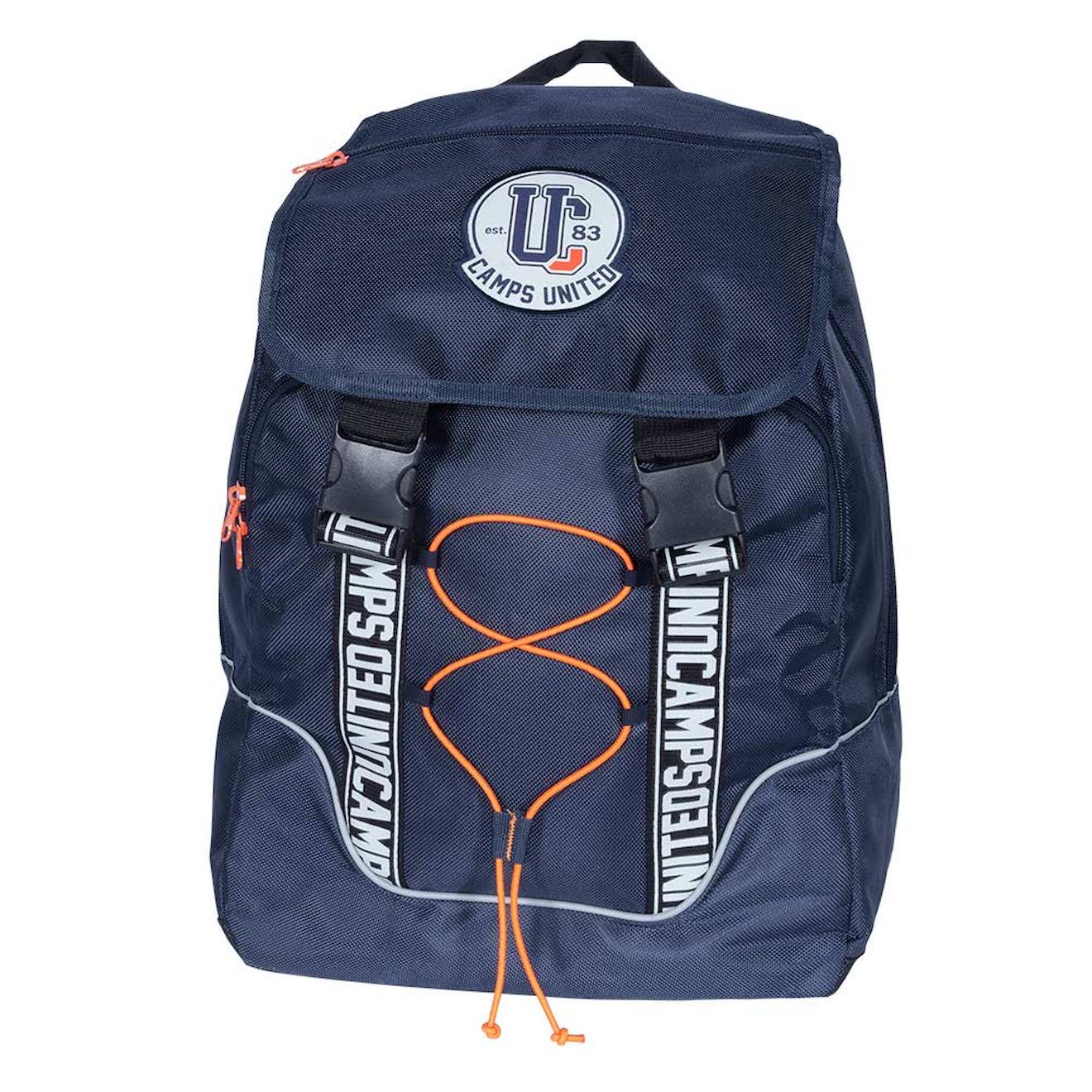 Sac À Dos Scolaire 2 Compartiments Camps United 42 Cm Bleu Marine