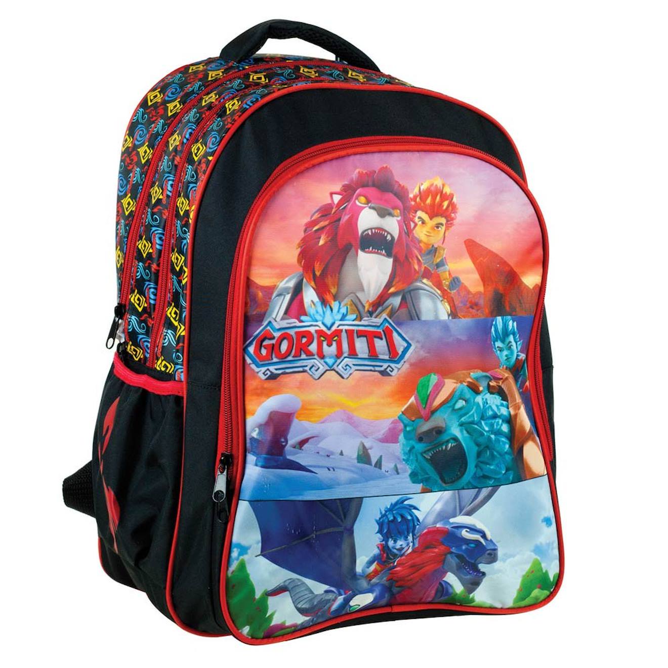 Sac À Dos Enfant Gormiti Imprimé Pvc Rouge