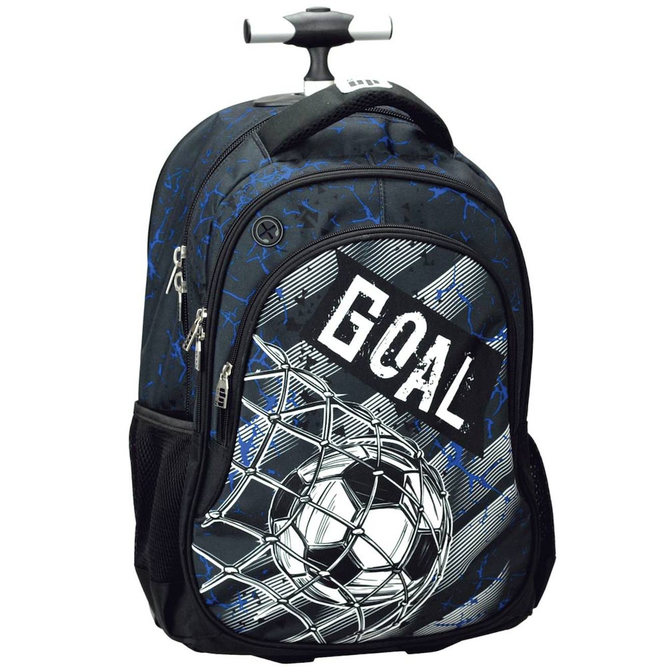 Sac À Dos À Roulettes Football Back Me Up 30 L - 48 Cm Noir