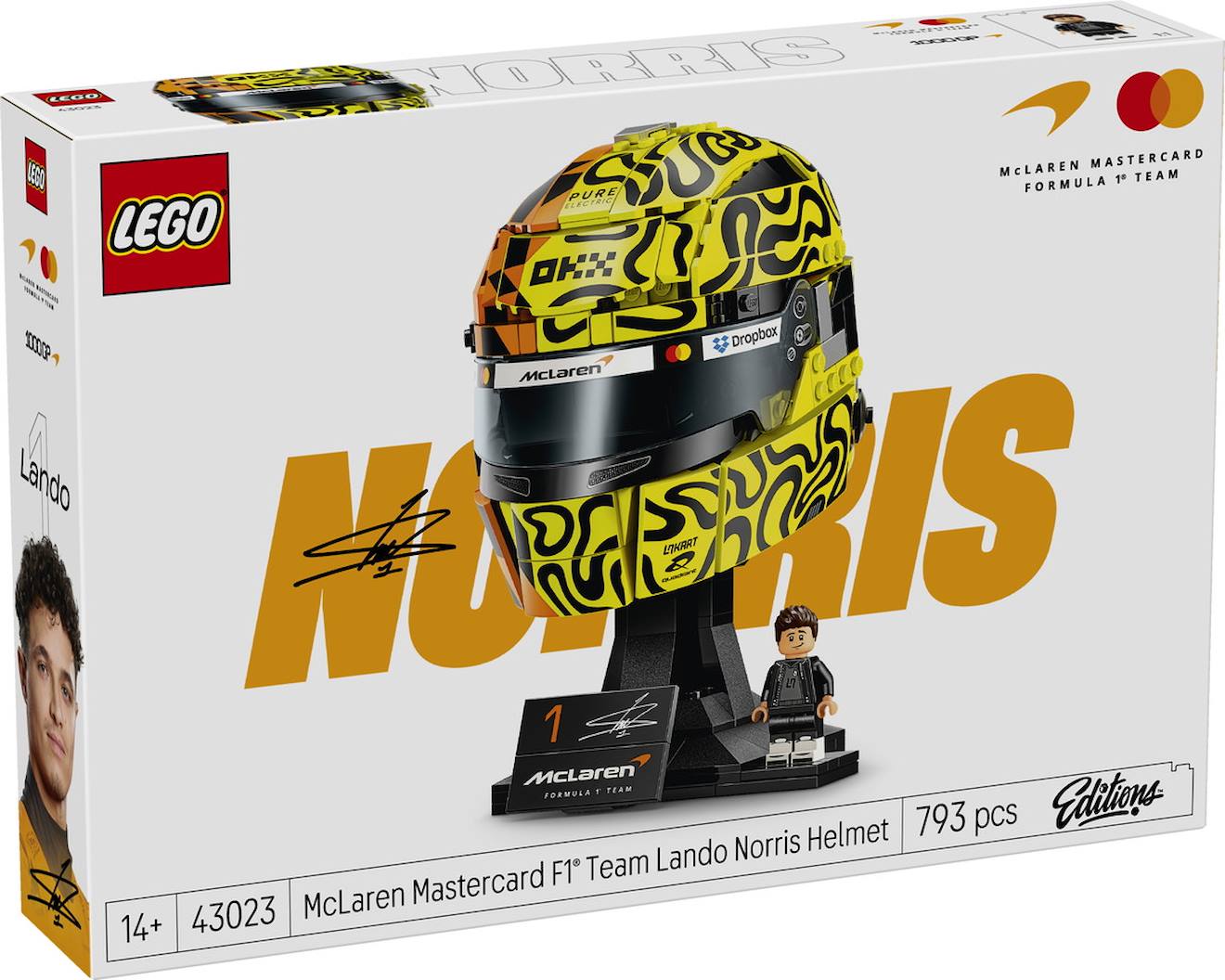 Lego 43023 - Casque Lando Norris Mc Laren Multicolore