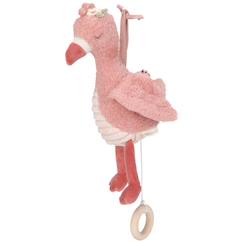 -Peluche musicale à suspendre flamant rose safari friends