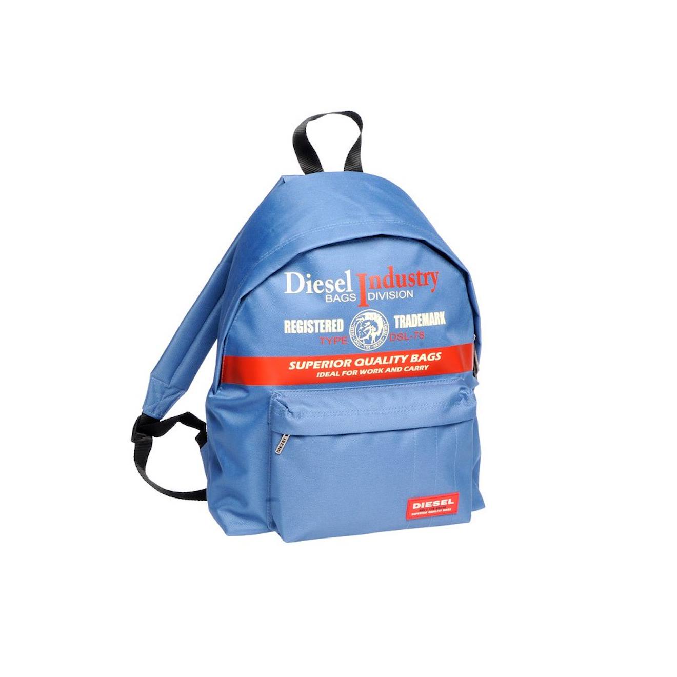 Sac À Dos Casual 43 Cm Diesel Industry Diesel Bleu