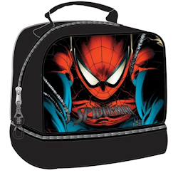 Puériculture-Sac gouter spiderman dark side 21 cm - sac déjeuner