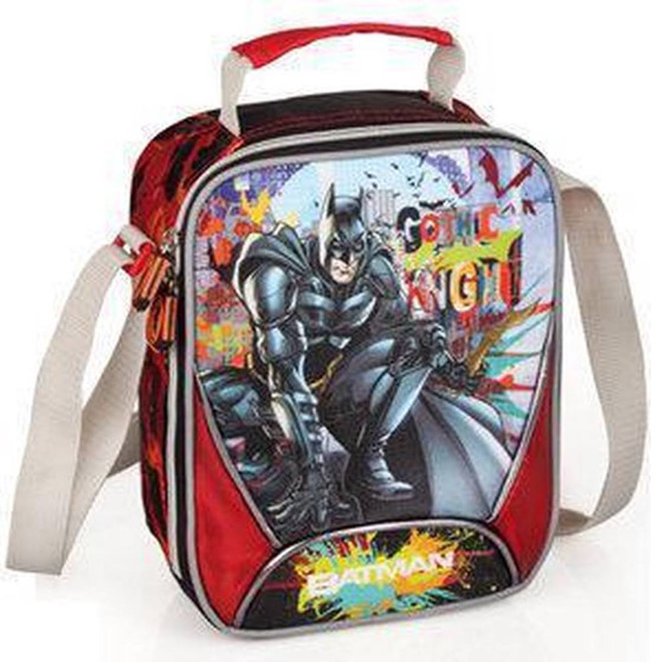 Sac Bandoulière Goûter Batman Gothic Knight 20 Cm - Sac Déjeuner Multicolore