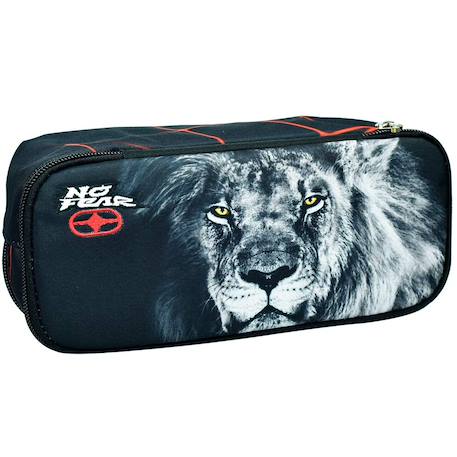 Garçon-Accessoires-Cartable, trousse-Trousse tissu imprimé lion no fear