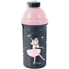 -Gourde ballerine en plastique – 18 cm, bouchon à vis