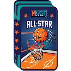 Trousse scolaire basketball all star must team 3 compartiments  - vertbaudet enfant