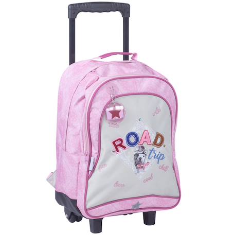 Garçon-Accessoires-Sac à dos à roulettes teo jasmin 43 cm haut de gamme (college)