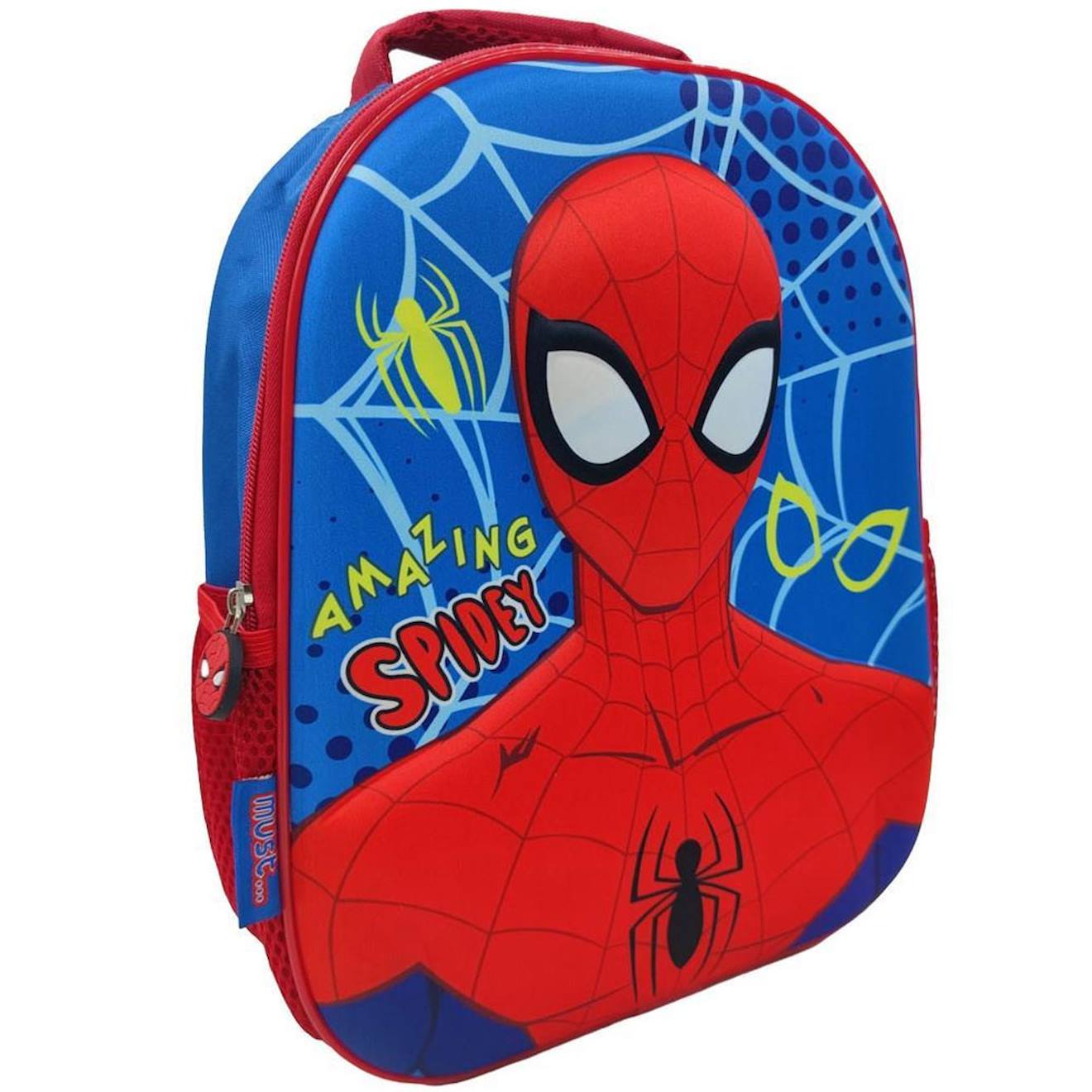 Sac À Dos Maternelle Spider-man 3d En Eva – 1 Compartiment Must Bleu/rouge/bleu/jaune
