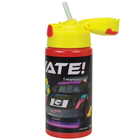 Fille-Accessoires-Fourniture scolaire-Gourde-Gourde de sport en aluminium hot wheels 50 cl – bouchon flip-top