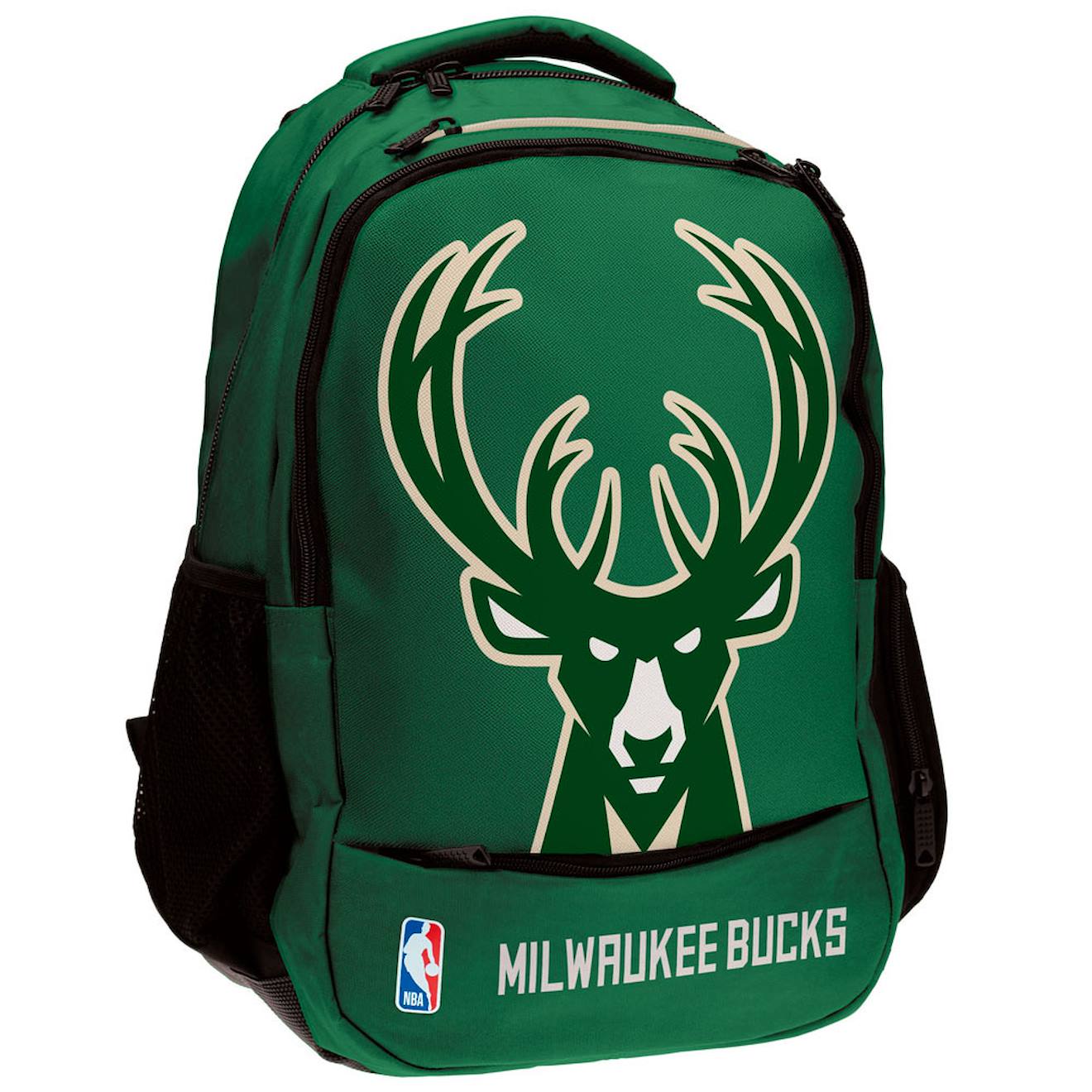 Sac Dos Scolaire 43 Cm 2 Compartiments Zipps - Nba Milwaukee Bucks Vert 46 €