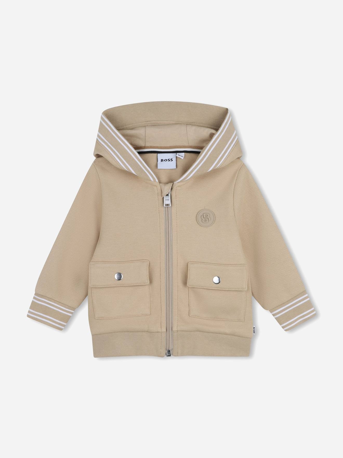 Sweat Garon Zipp Capuche Beige 80 €