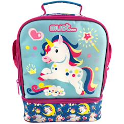 Puériculture-Sac goûter isotherme licorne must 24 cm sac déjeuner