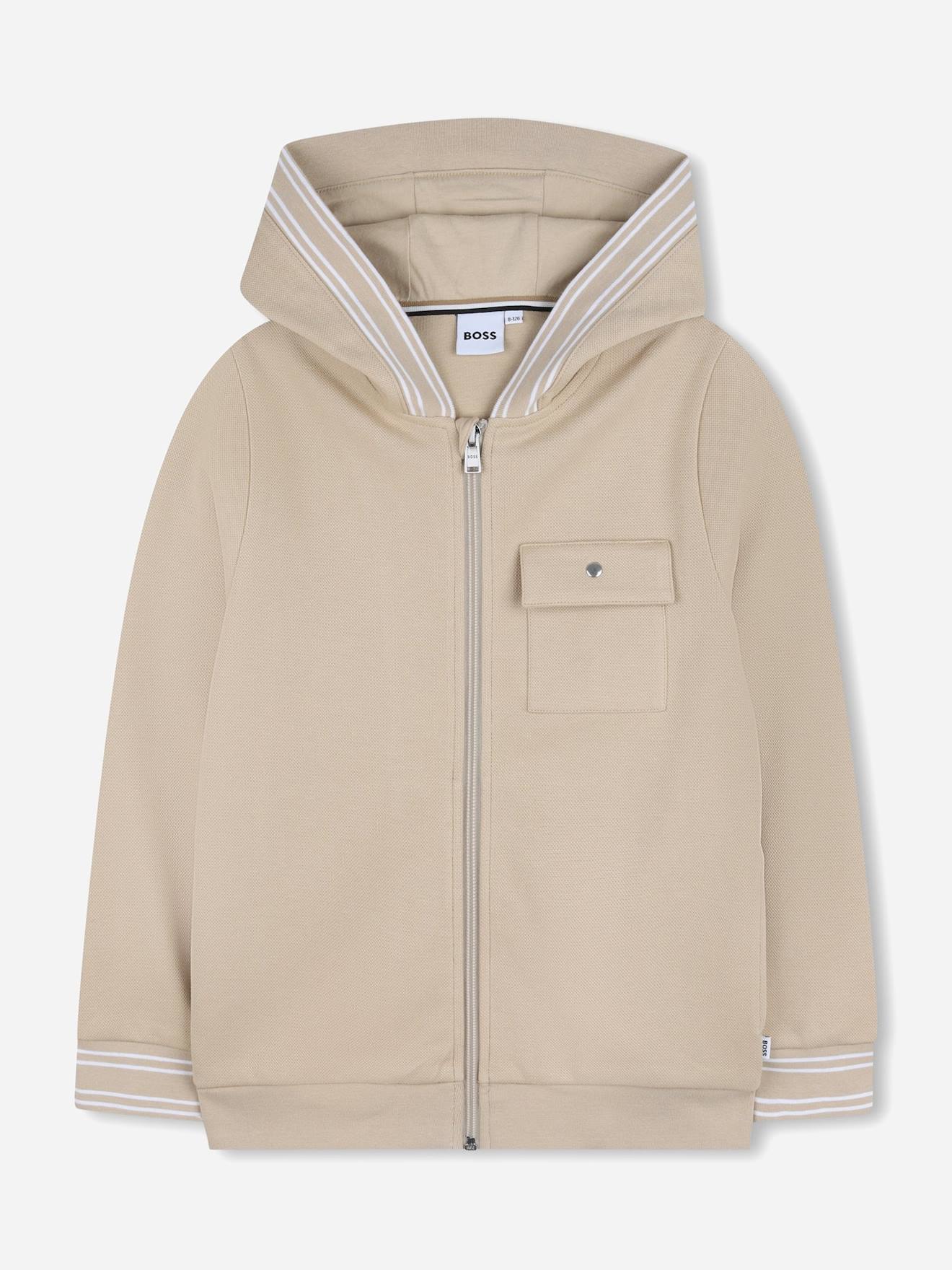 Sweat Garon Zipp Capuche Beige 108 €