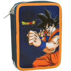 -Trousse scolaire double dragon ball z san goku 20 cm – rembourrée dragon ball z