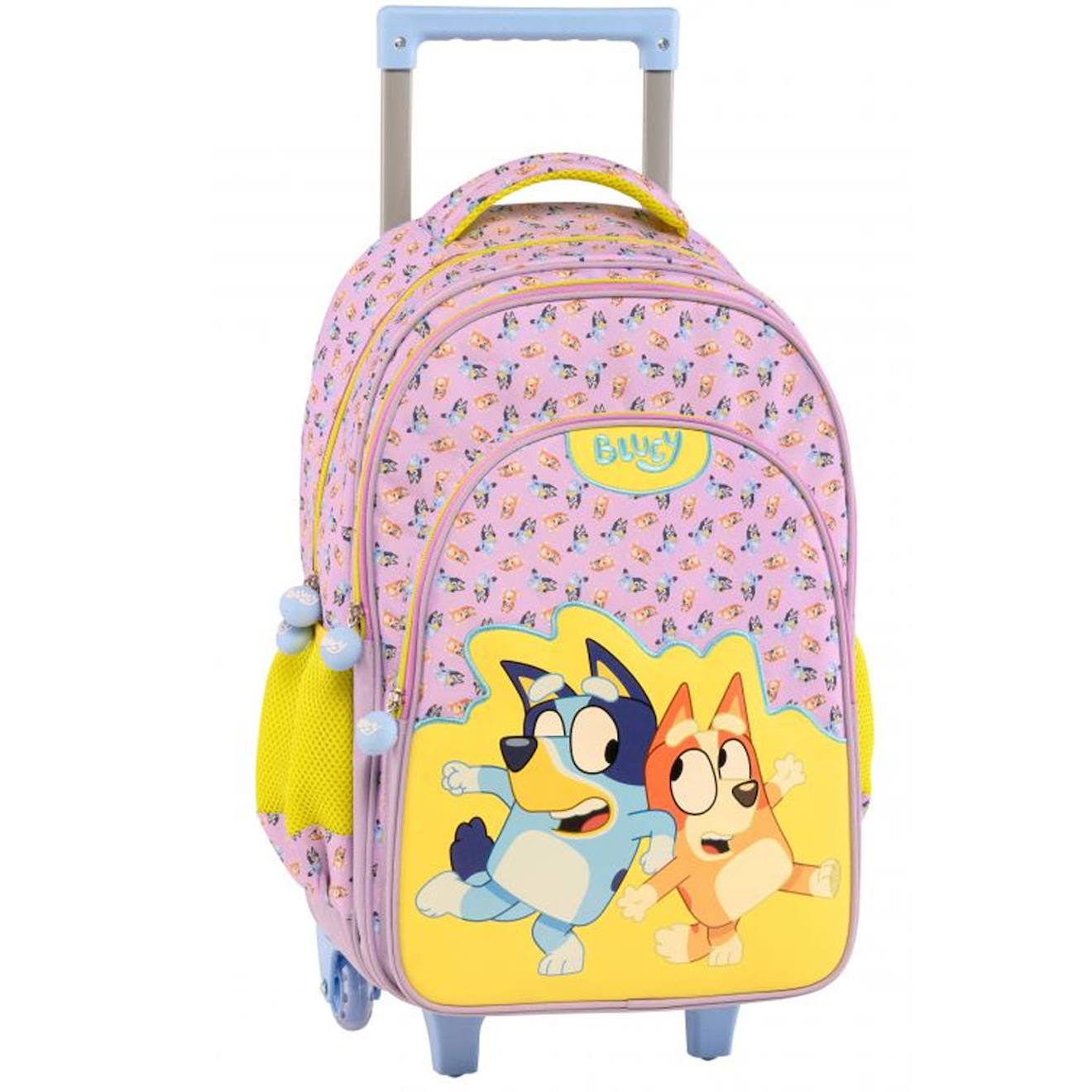 Sac Roulettes 44 Cm Bluey Stickers Lot De 2 2 Compartiments Bleu Violet Clair 46 €