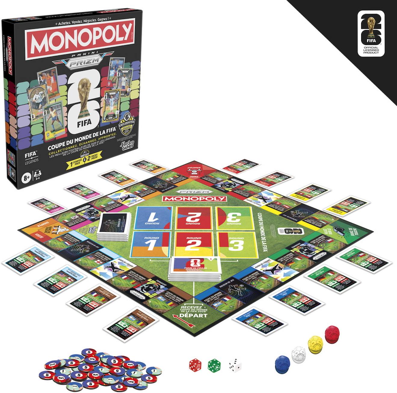 Monopoly Fifa Coupe Du Monde Panini - Hasbro Gaming Multicolore