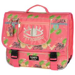 -Cartable primaire synthétique motif floral
