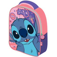 Sac à dos maternelle mini zippé stitch 31 cm  - vertbaudet enfant