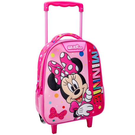 Fille-Accessoires-Fourniture scolaire-Sac à dos à roulettes maternelle - minnie - must