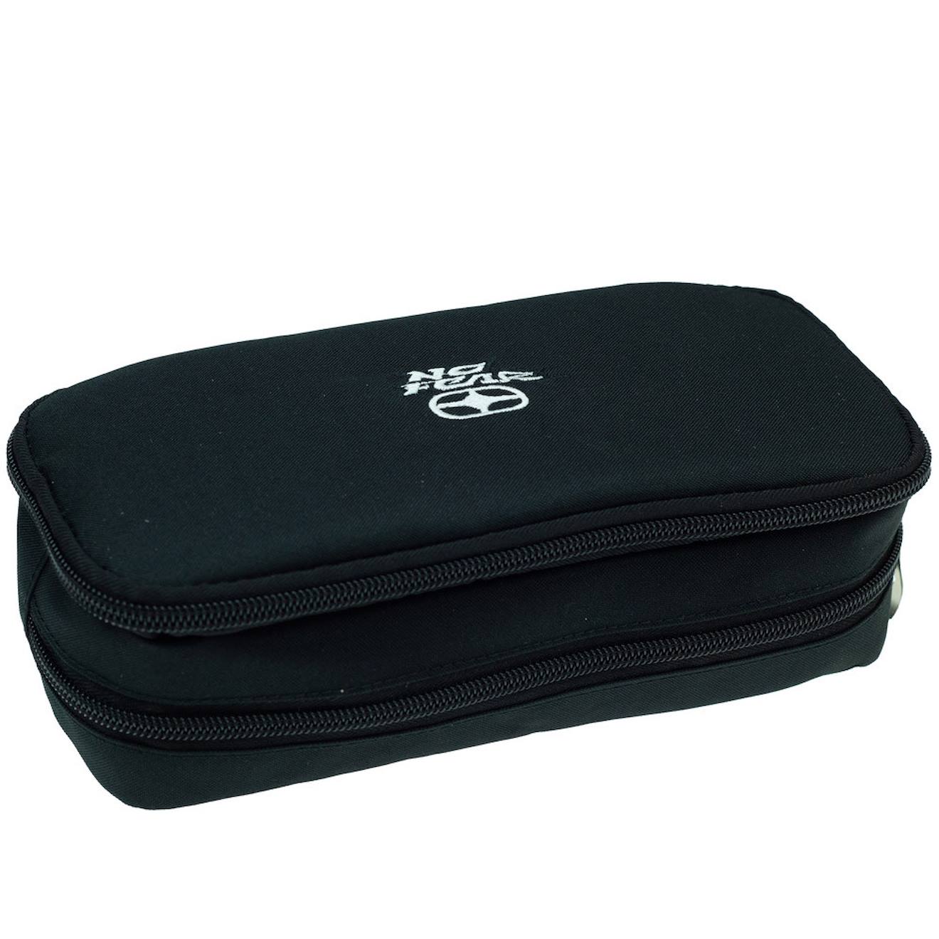 Trousse Double Compartiment Polyester Noir Blanc 15 €