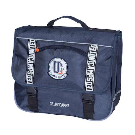 Garçon-Accessoires-Cartable, trousse-Cartable messenger garçon camps 38 cm 2 compartiments bandes réfléchissantes