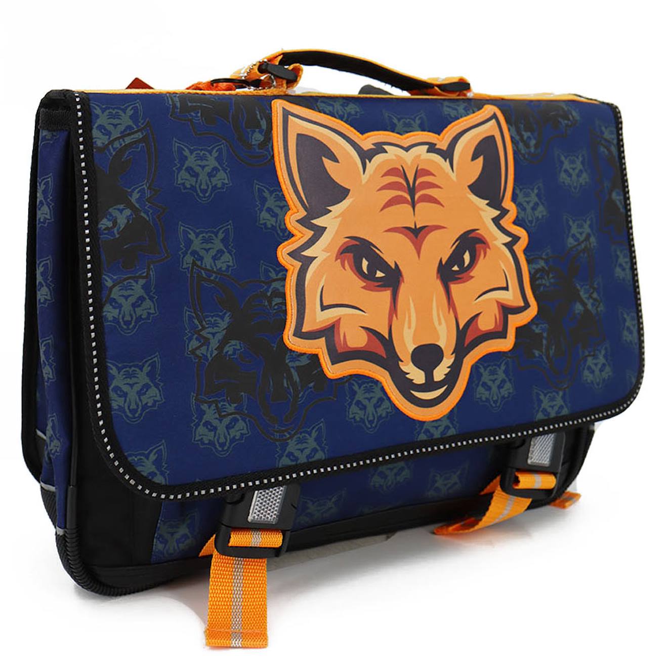 Cartable Pour Enfant Renard 2 Compartiments 41 Cm Bleu Orange 31 €