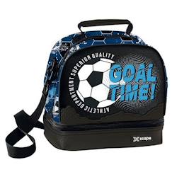 Puériculture-Repas-Vaisselle, coffret repas-Sac goûter isotherme football goal time 21 cm - sac déjeuner
