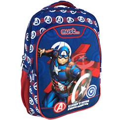 Sac à dos enfant 43 cm polyester captain america avengers  - vertbaudet enfant