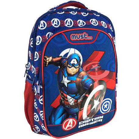 Garçon-Accessoires-Cartable, trousse-Sac à dos enfant 43 cm polyester captain america avengers