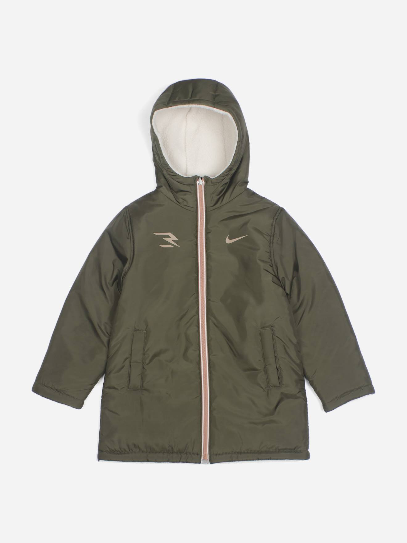 Parka Garçon Reversible Kaki / Ecru Parka Garçon Reversible Kaki / Ecru
