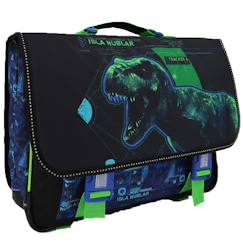 Cartable enfant jurassic world imprimé dinosaure t?rex 41 cm  - vertbaudet enfant