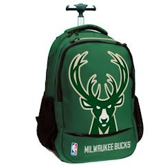 -Sac à dos trolley nba équipe milwaukee bucks basket usa 48 cm