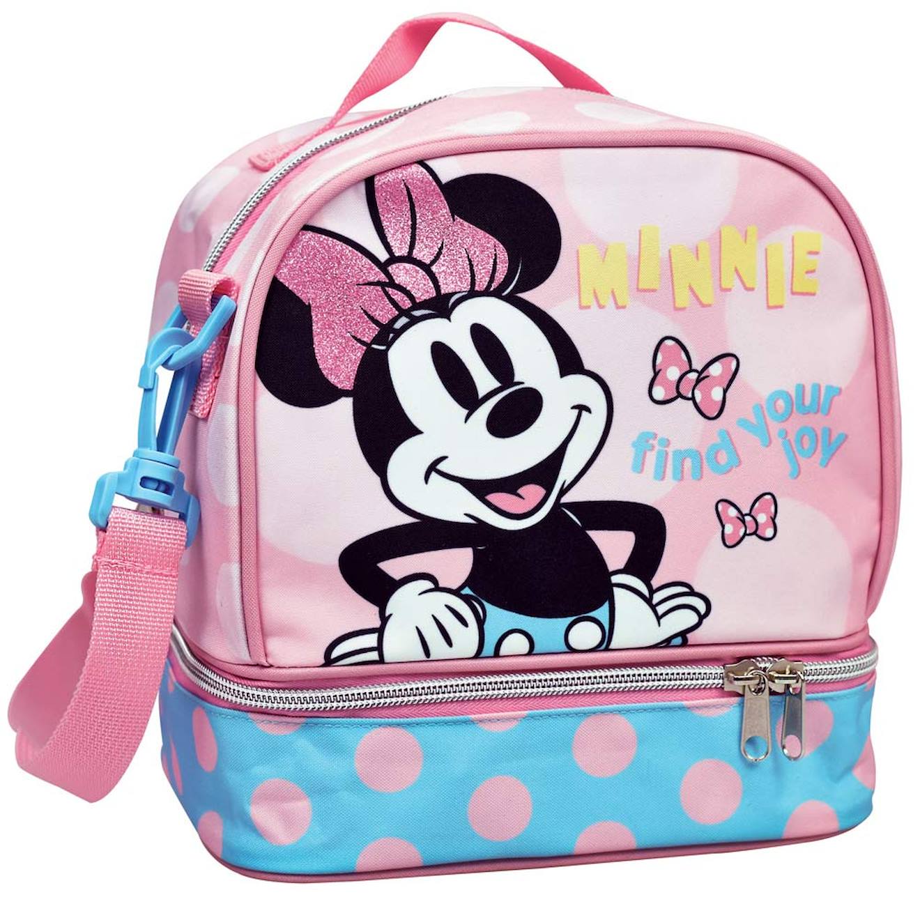 Sac Gouter Minnie find Your Joy 21 Cm - Sac Déjeuner Multicolore