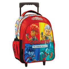 Sac à dos maternelle à roulettes gormiti the legend 30 cm - trolley enfant  - vertbaudet enfant