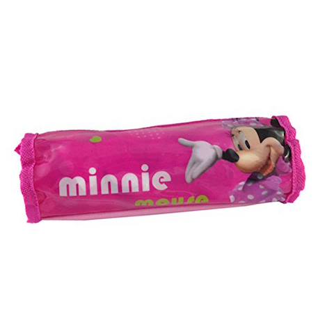 Fille-Accessoires-Fourniture scolaire-Trousse ronde enduit brillant motif minnie de la marque minnie