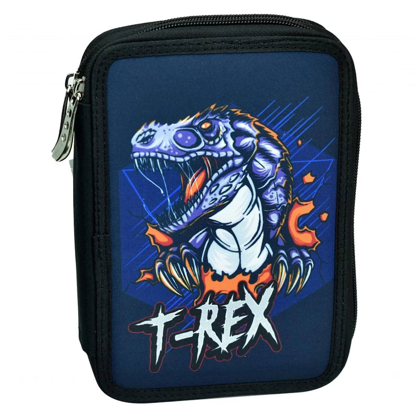 Trousse Double Compartiment Remplie T-rex Bmu Bleu Marine 18 €