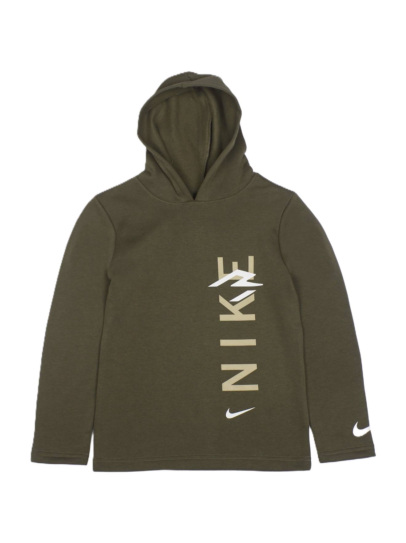 Sweat Garçon À Capuche Kaki