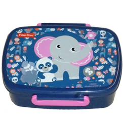 -Boîte à goûter enfant 17 cm éléphant et panda en pvc – fisher-price