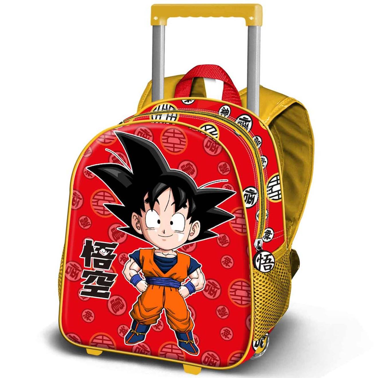 Sac À Dos À Roulettes Dragon Ball Z Sangoten 34 Cm Trolley Maternelle Multicolore