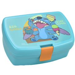 Puériculture-Boîte à goûter stitch en pvc stay cool 17 cm à clip lilo & stitch