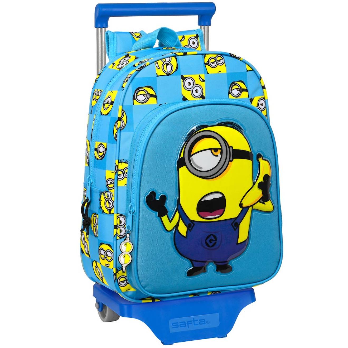 Sac Dos Roulettes Maternelle Minions Banane 34 Cm Bleu Jaune 40 €