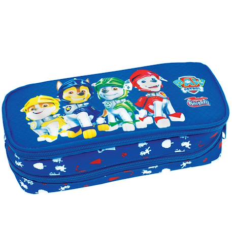 Garçon-Accessoires-Trousse scolaire polyester motif chevaliers pat patrouille
