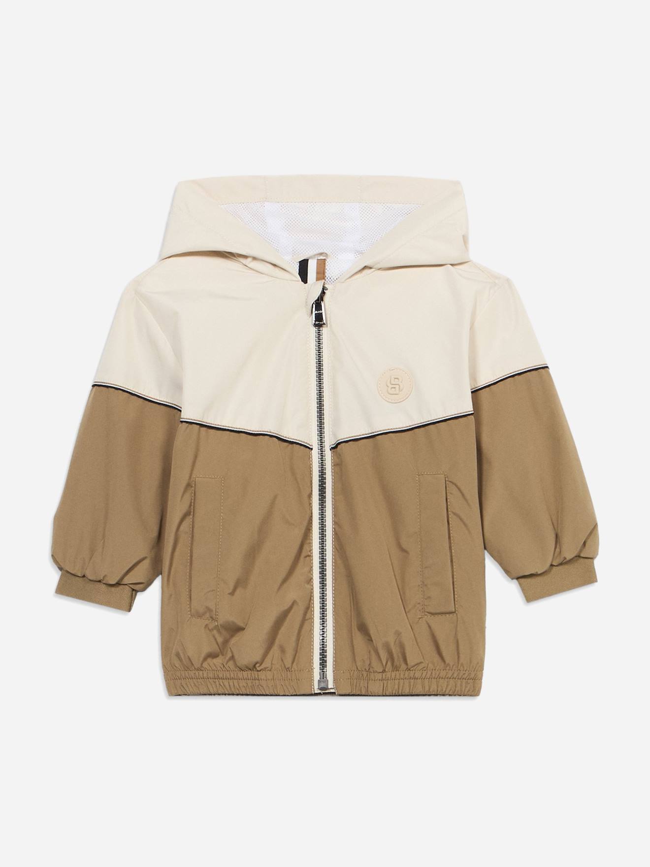 Blouson Garon Capuche Taupe 96 €