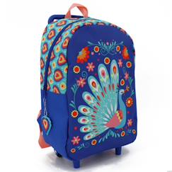 Sac à dos à roulettes paon 34 cm maternelle  - vertbaudet enfant