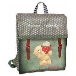 Sac à dos aspect toile à pois forever friends cupcake 37 cm  - vertbaudet enfant