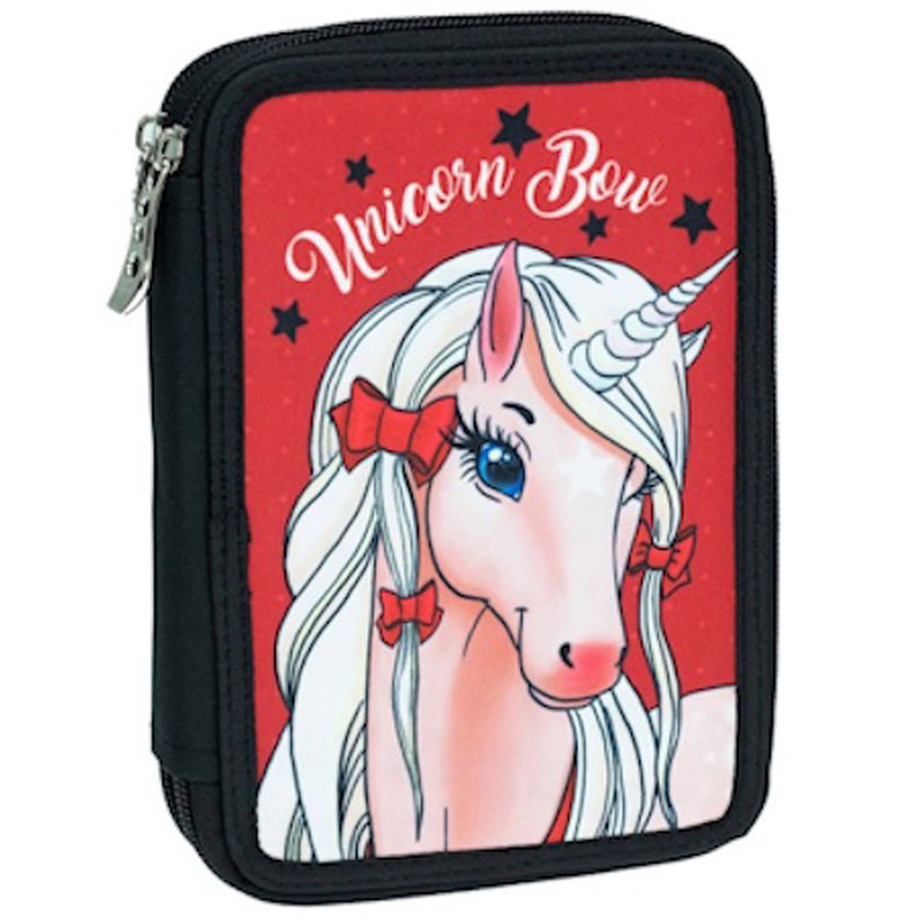 Trousse Double Zippe Motif Licorne En Tissu Back Me Up Rouge 21 €