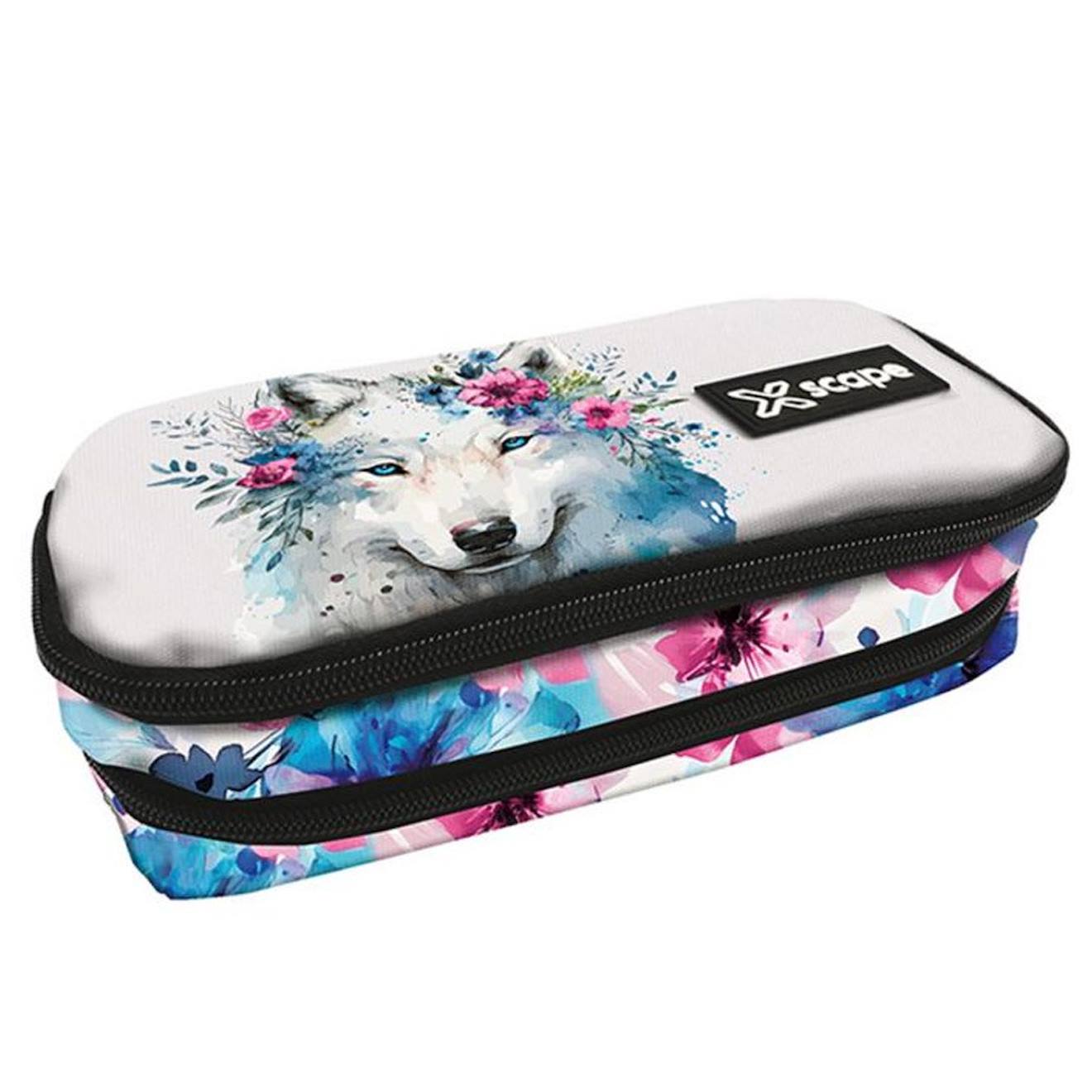 Trousse 2 Compartiments Zipps Oroscab 23 Cm Motif Floral Lion Blanc 15 €
